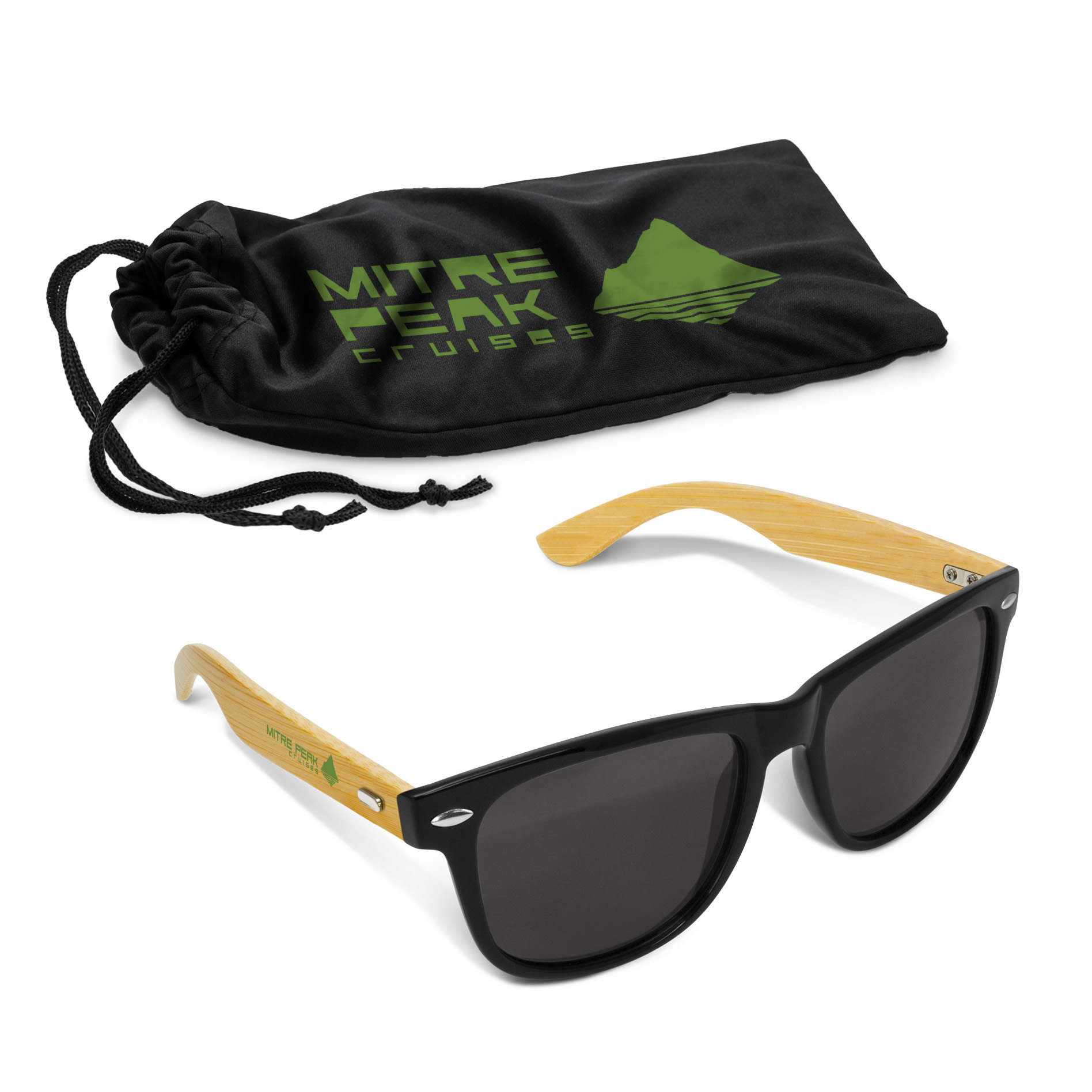 Mitre Peak Malibu Sunglasses with Microfibre Pouch (TT010-OS)